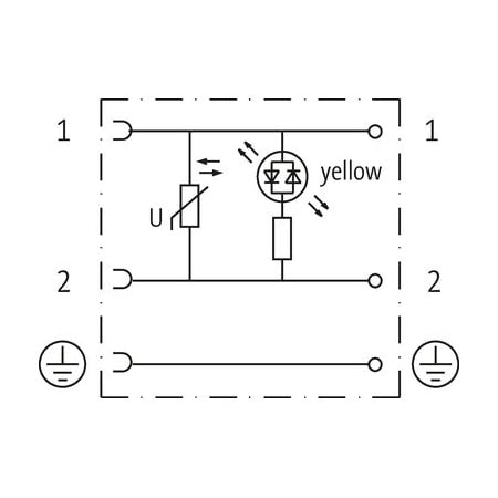 Murrelektronik SVS ECO LED VALVE PLUG FORM C 8MM LED VDR 110V, 2+PE field-wireable M12 7000-30115-0000000